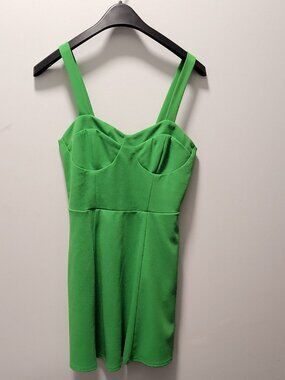 Speachless Slip - Dress - cocktail evening dress - fun party green neon parade